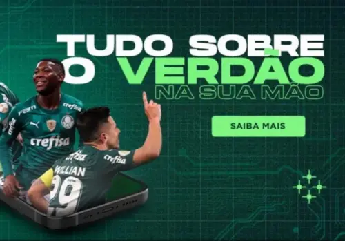 Conheça o aplicativo para acompanhar o Palmeiras ( Imagem: Divulgação)